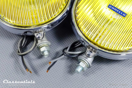 CARELLO PF160 MIRAGE Vintage Original 1969 Wide-Beam Fog / Cornering Lamps, Alfa Romeo, BMW, Fiat, Lancia and Other Cars – NEW OLD STOCK - Image 6