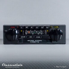 Becker Europa 663 Cassette Vollstereo Kurier Auto Radio Mercedes-Benz 1981 1985 Bluetooth W116 W123 W126 R107 C107 W201 Classentials