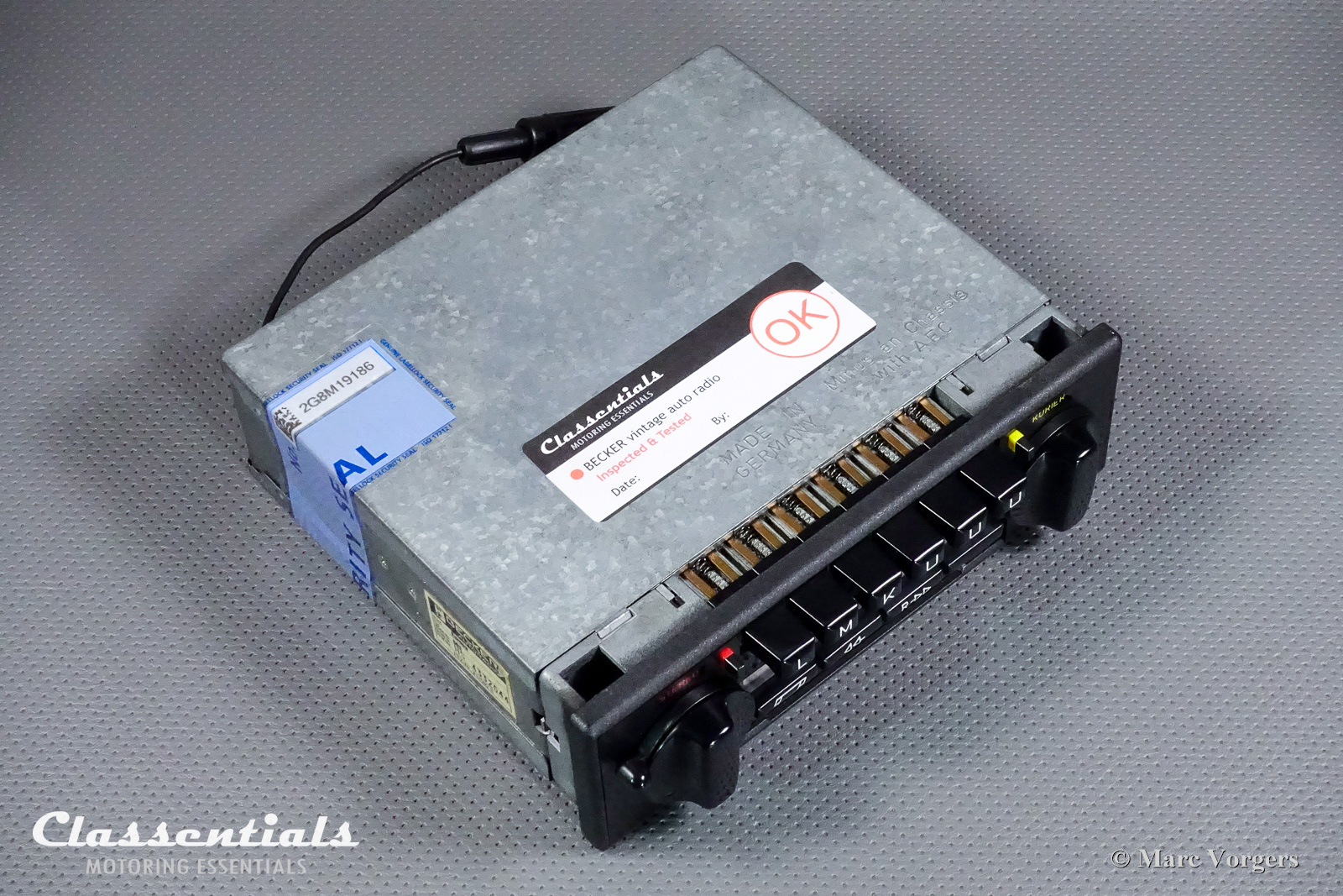 Becker Europa 663 Cassette Vollstereo Kurier Auto Radio Mercedes-Benz 1981 1985 Bluetooth W116 W123 W126 R107 C107 W201 Classentials