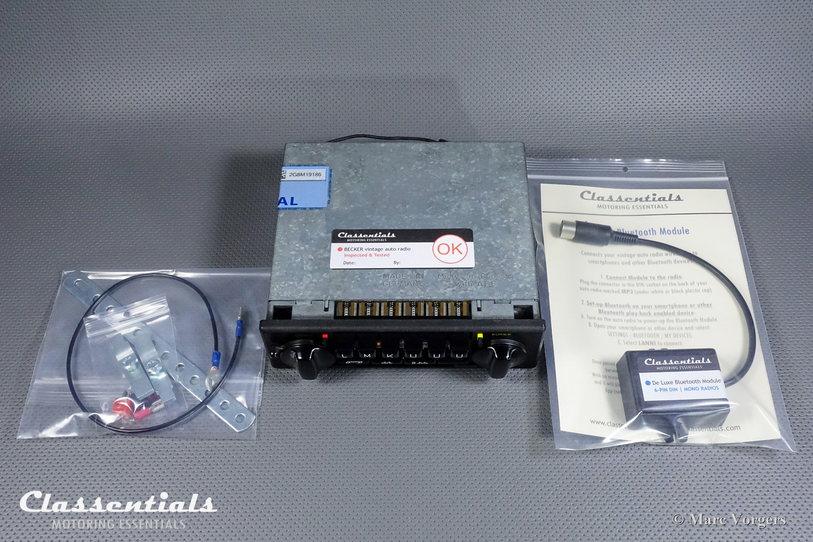 Becker Europa 663 Cassette Vollstereo Kurier Auto Radio Mercedes-Benz 1981 1985 Bluetooth W116 W123 W126 R107 C107 W201 Classentials