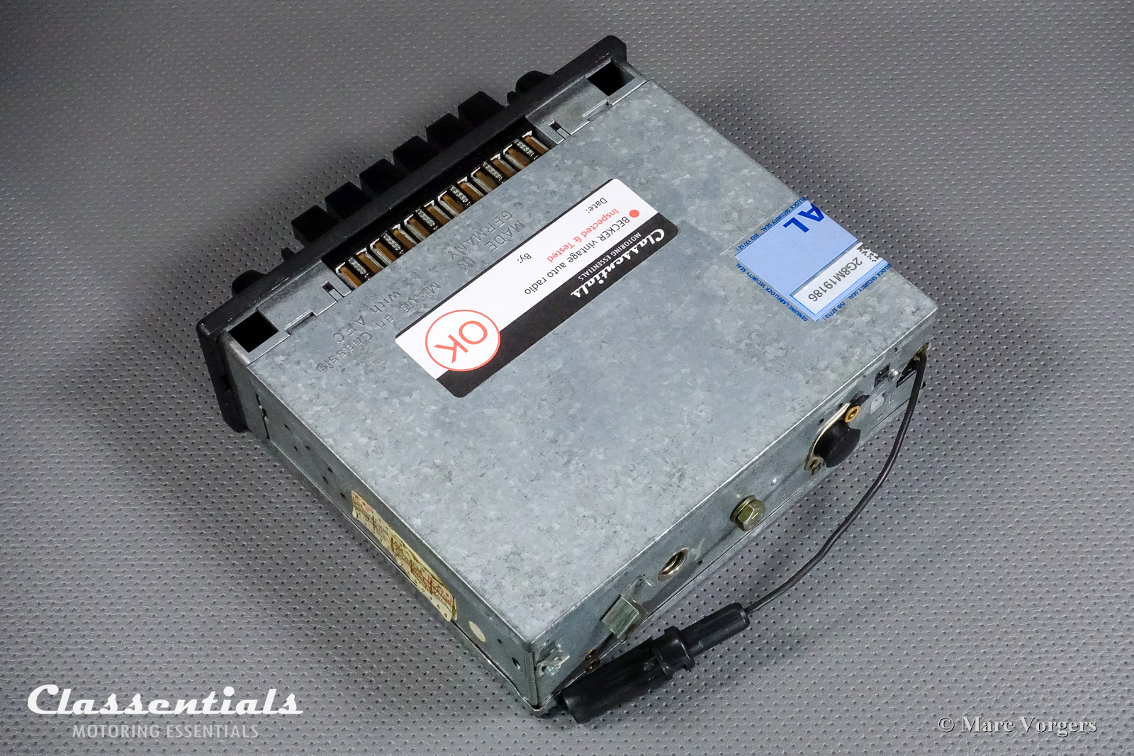 Becker Europa 663 Cassette Vollstereo Kurier Auto Radio Mercedes-Benz 1981 1985 Bluetooth W116 W123 W126 R107 C107 W201 Classentials