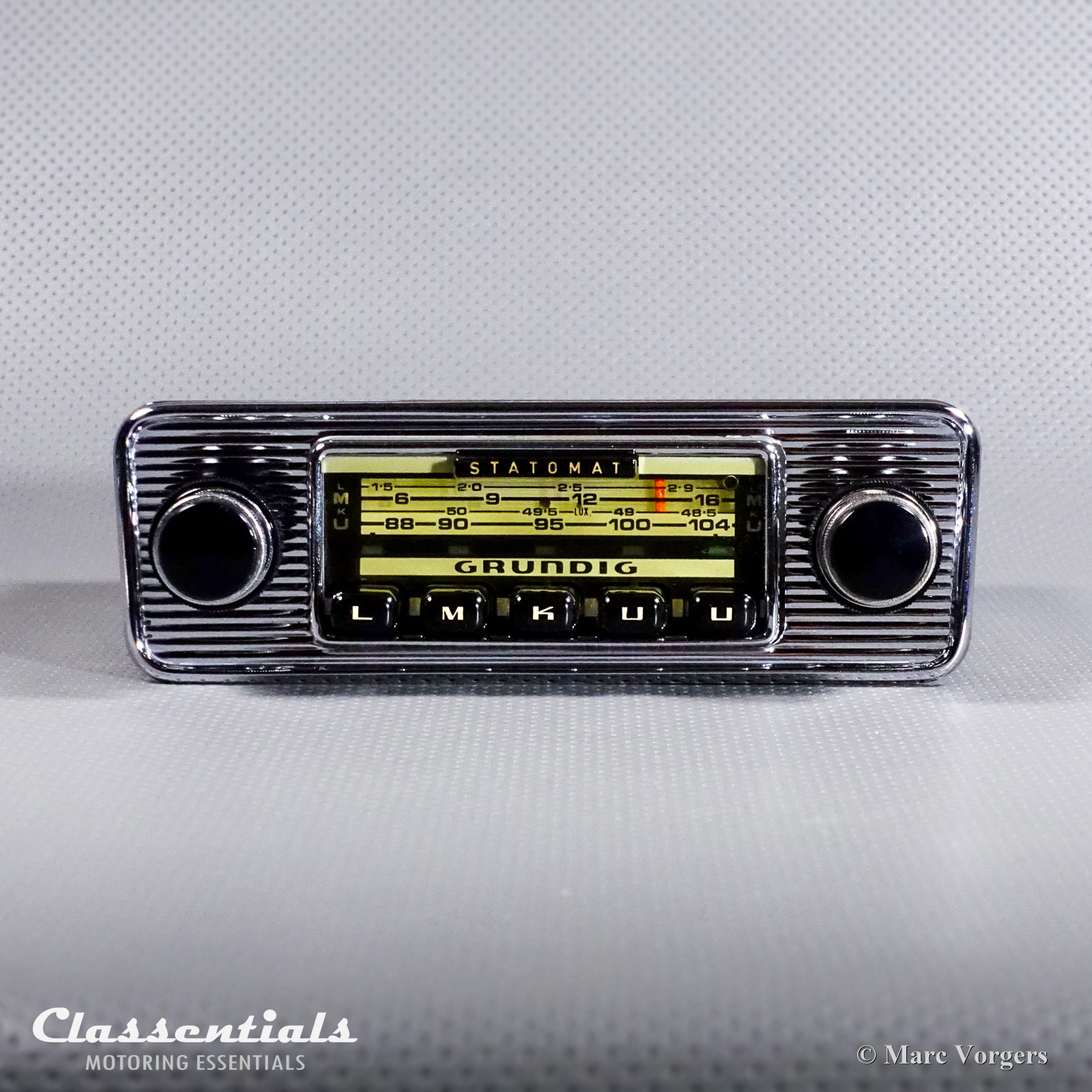 GRUNDIG Weltklang Statomat WK 4800 Top-End Auto Radio European Classic Cars 1968 1974 Classentials Bluetooth