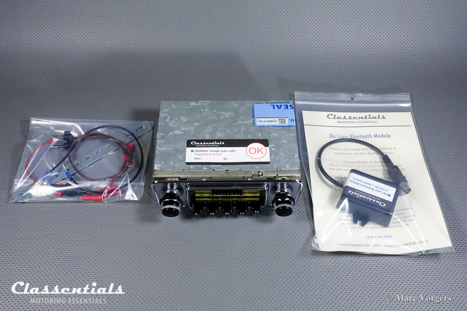 GRUNDIG Weltklang Statomat WK 4800 Top-End Auto Radio European Classic Cars 1968 1974 Classentials Bluetooth