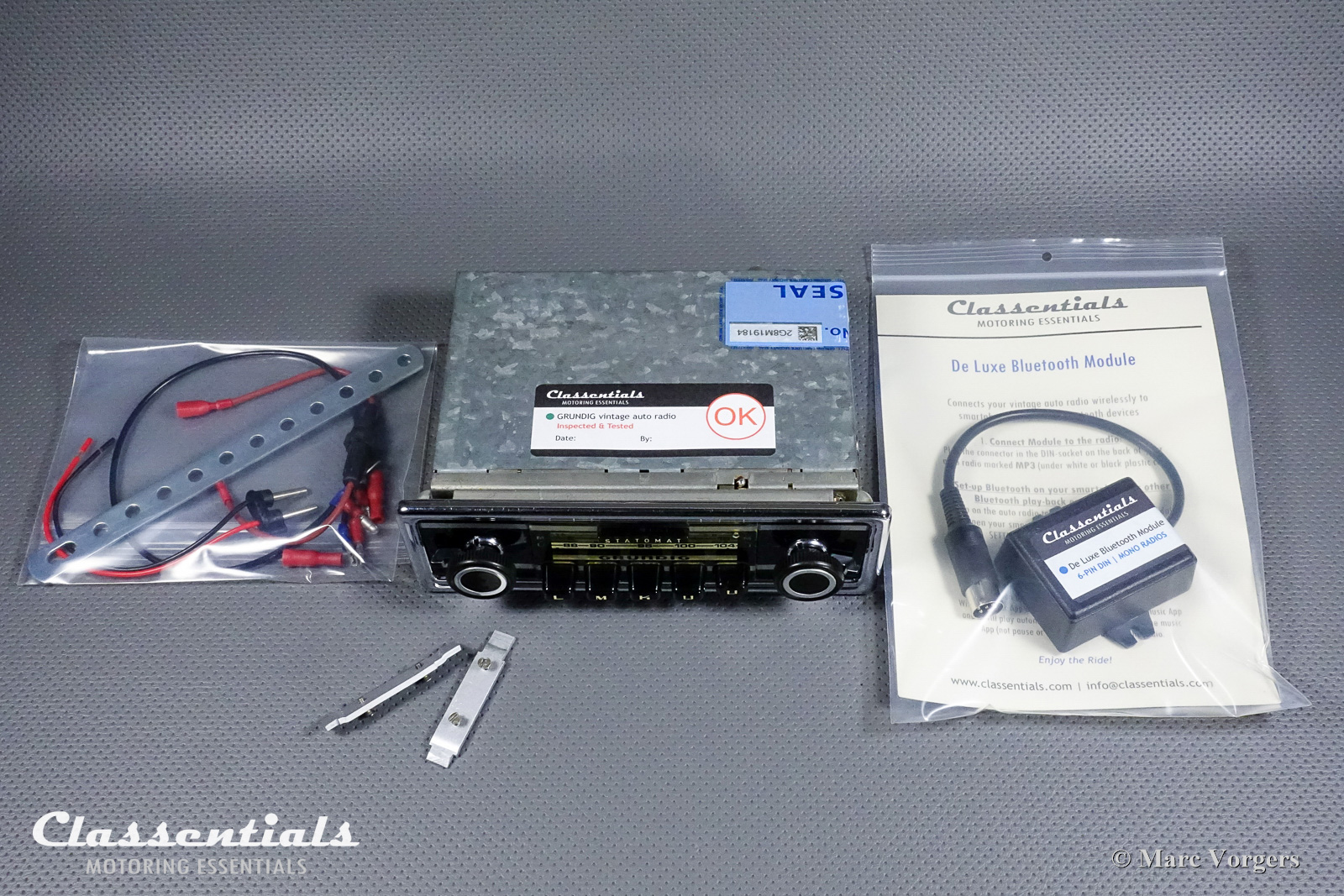 GRUNDIG Weltklang Statomat WK 4800 Vintage Original Top-End Auto Radio Italian German Cars 1971 – 1976, Classentials Bluetooth