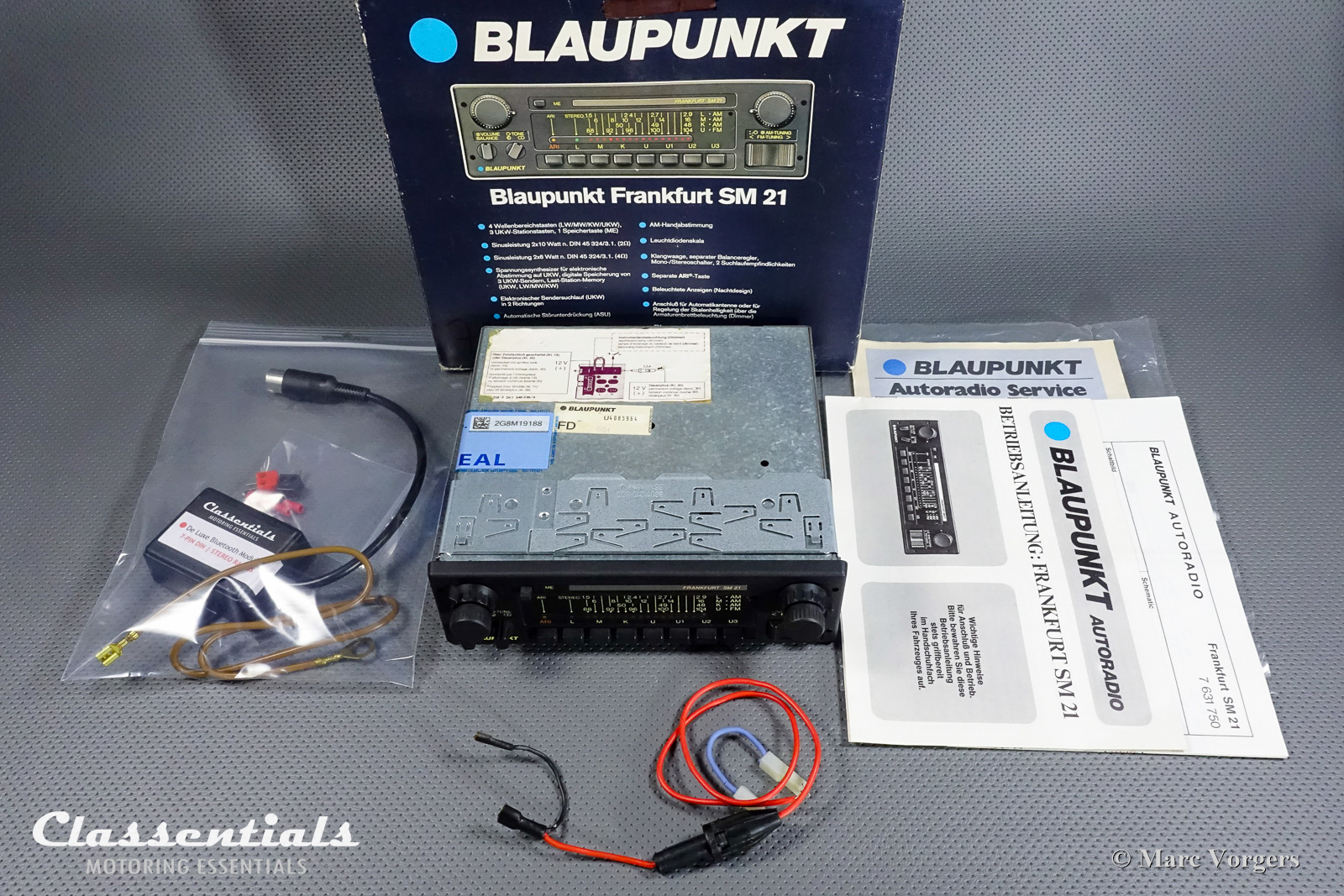 Blaupunkt Bluespot Frankfurt SM 21 1981 HIGH-END Vintage Original 1-DIN Auto Radio European Cars 1981 -1987 Classentials Stereo Bluetooth