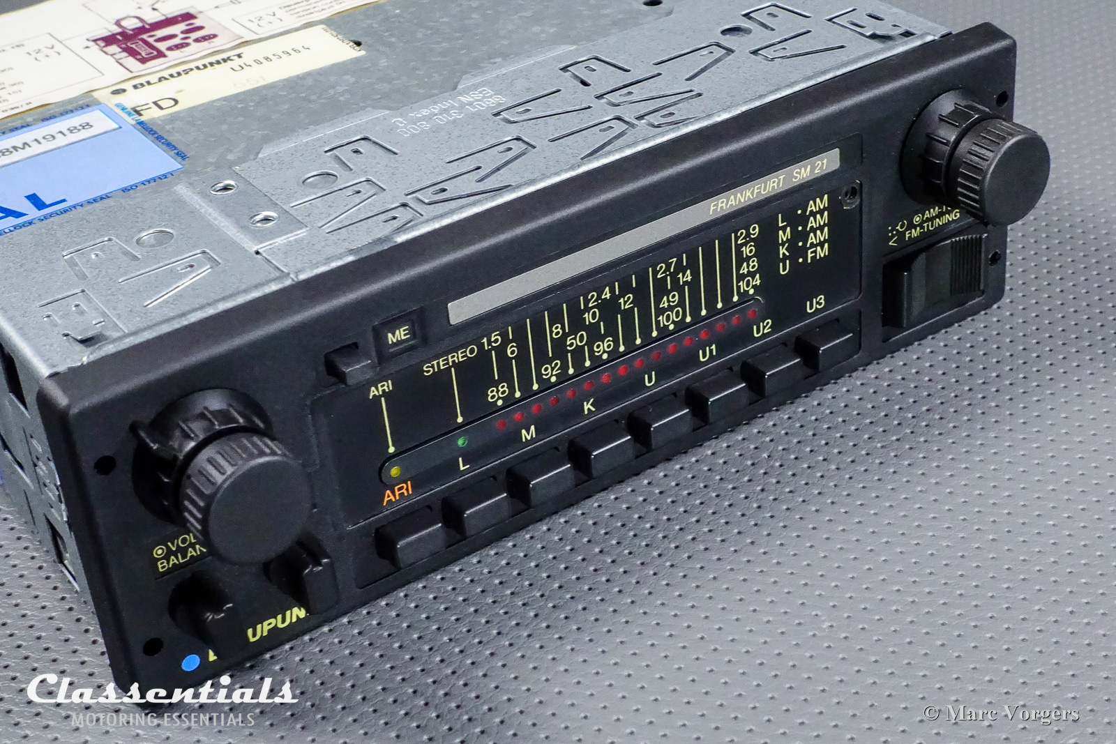 Blaupunkt Bluespot Frankfurt SM 21 1981 HIGH-END Vintage Original 1-DIN Auto Radio European Cars 1981 -1987 Classentials Stereo Bluetooth