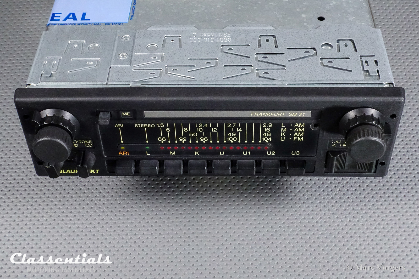 Blaupunkt Bluespot Frankfurt SM 21 1981 HIGH-END Vintage Original 1-DIN Auto Radio European Cars 1981 -1987 Classentials Stereo Bluetooth