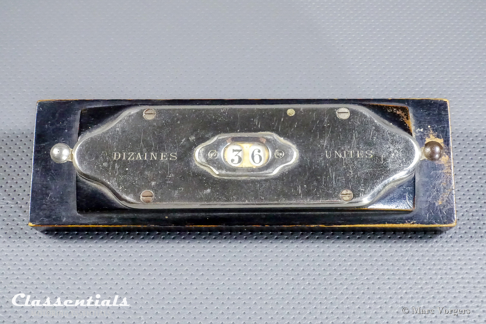 1900 1920s Nickel Plated Motor Racing Lap Counter Scorer Brooklands Le Mans Grand Prix Bentley Bugatti Mercedes Sunbeam