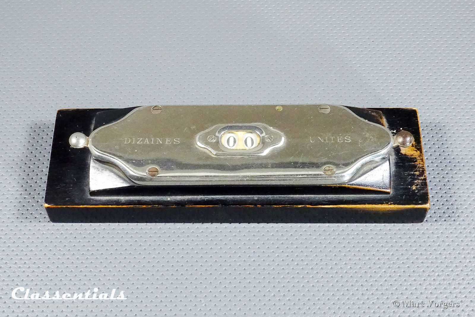 1900 1920s Nickel Plated Motor Racing Lap Counter Scorer Brooklands Le Mans Grand Prix Bentley Bugatti Mercedes Sunbeam