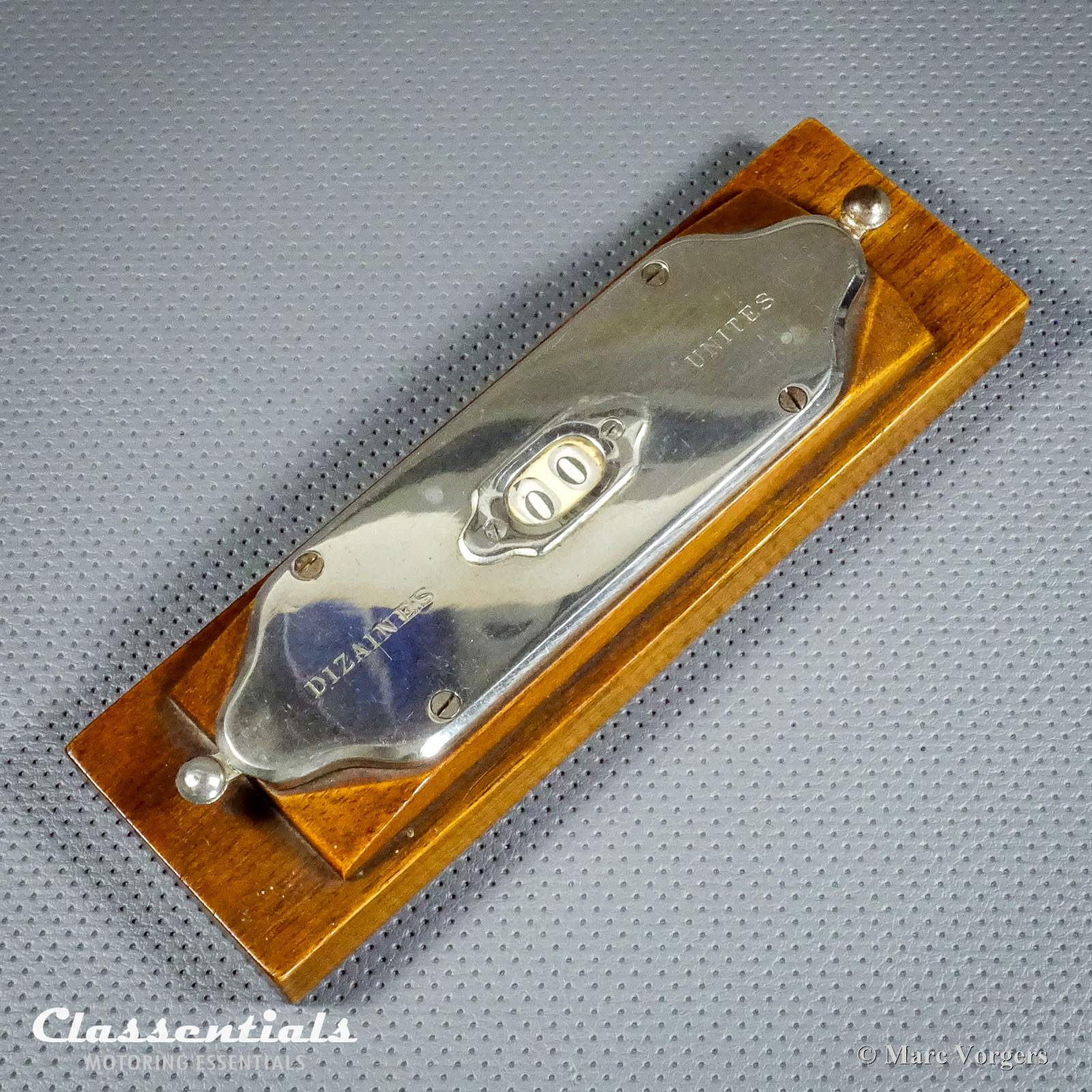 1900 1920s Nickel Plated Motor Racing Lap Counter Scorer Brooklands Le Mans Grand Prix Bentley Bugatti Mercedes Sunbeam