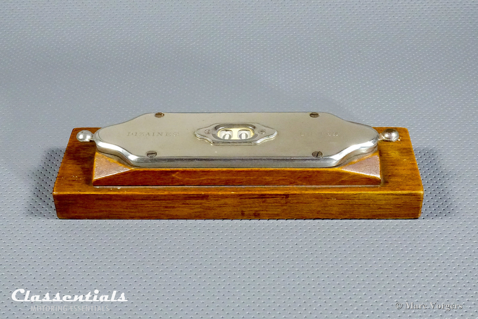 1900 1920s Nickel Plated Motor Racing Lap Counter Scorer Brooklands Le Mans Grand Prix Bentley Bugatti Mercedes Sunbeam